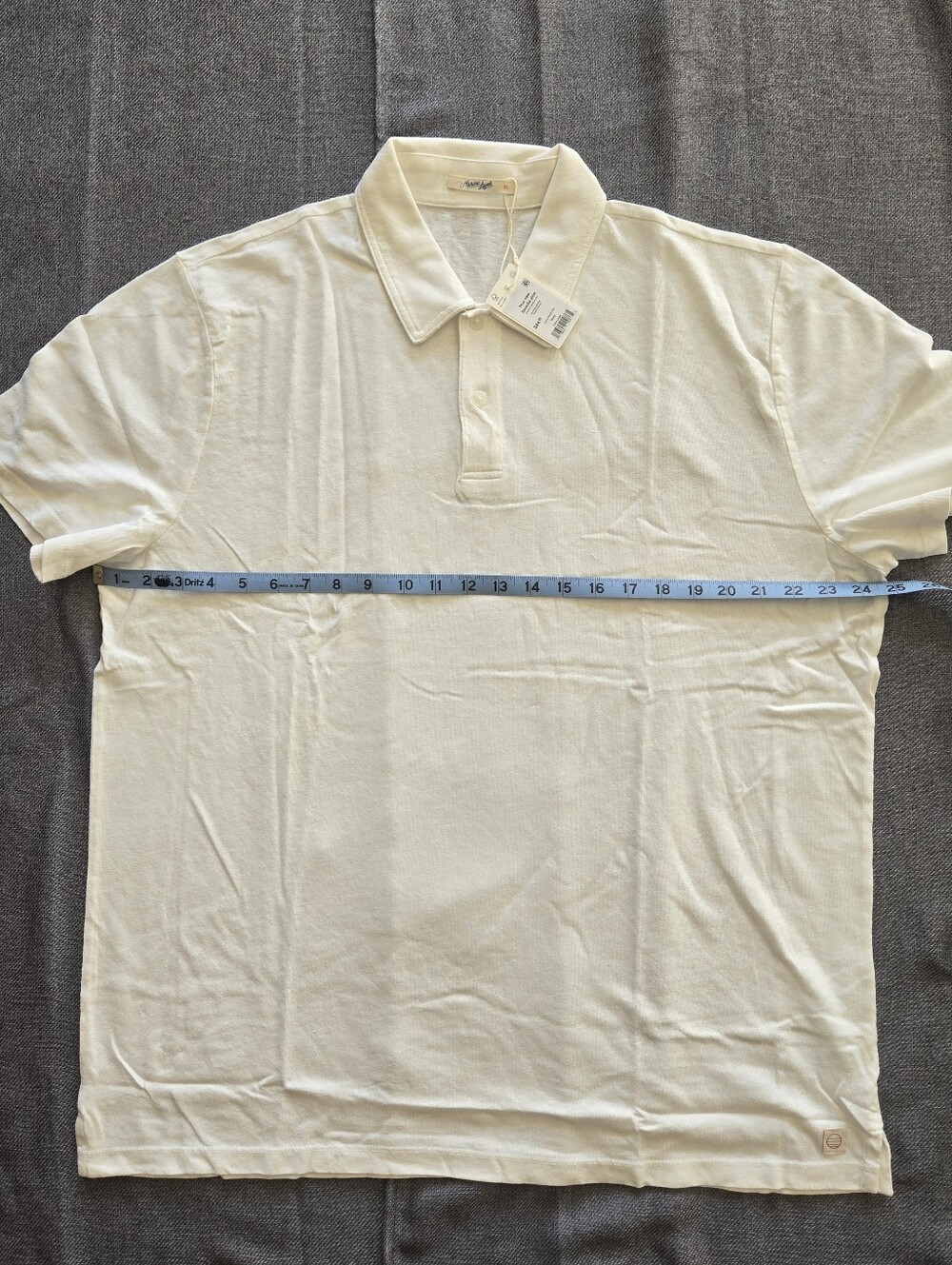 Marine Layer - Hemp Resort Polo - White (Extra Large)